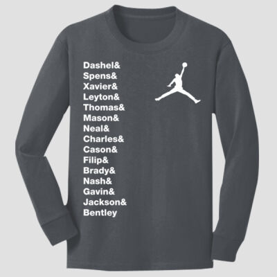 Youth Long Sleeve Shirt - Basketball Thumbnail
